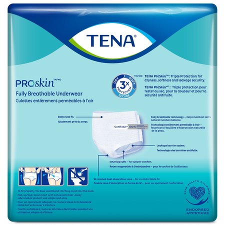 Tena Disposable Underwear 2X-Large, PK 48 72518